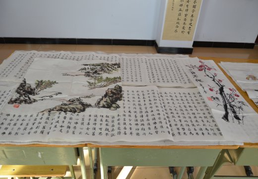惟妙惟肖，筆精墨妙的參展字畫