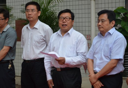 支德銀校長(zhǎng)致歡迎詞