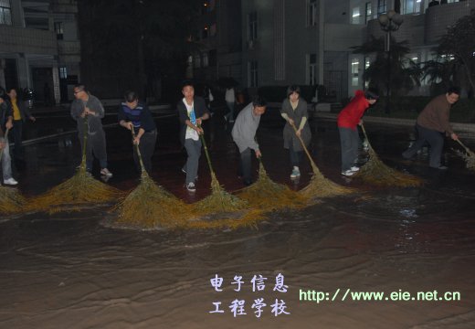 連夜清掃校園，確保大賽順利
