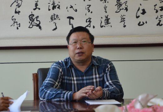 校長支德銀在動員會上講話